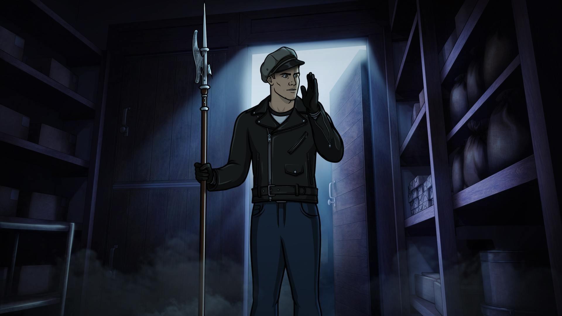 Still from Gramercy, Halberd!