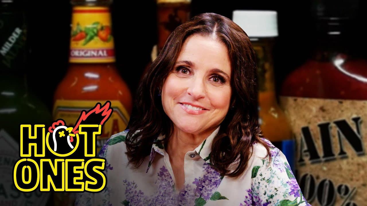 Still from Julia Louis-Dreyfus Fires Her Publicist While Eating Spicy Wings