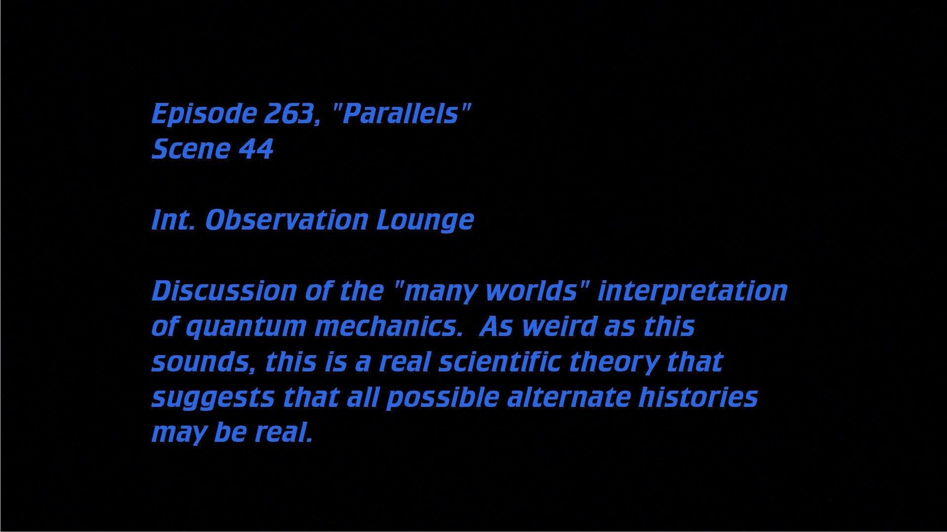 Still from Deleted Scenes: S07E11 – Parallels