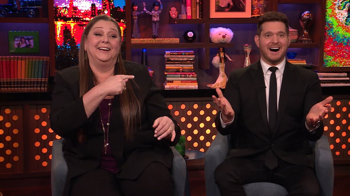 Still from Camryn Manheim & Michael Bublé