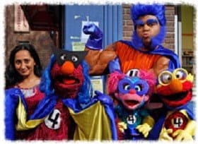 Still from The Furry Four