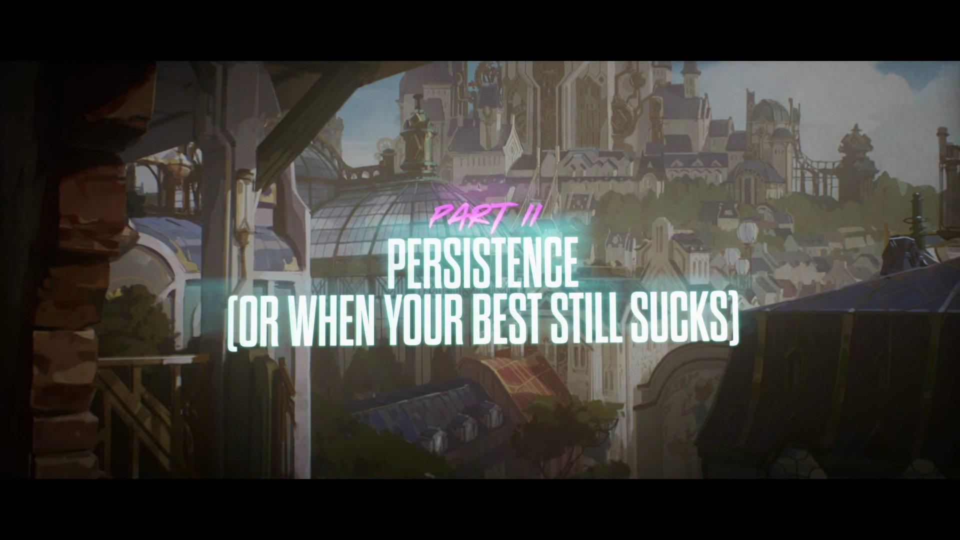 Still from Bridging the Rift: Persistence (Or When Your Best Still Sucks)