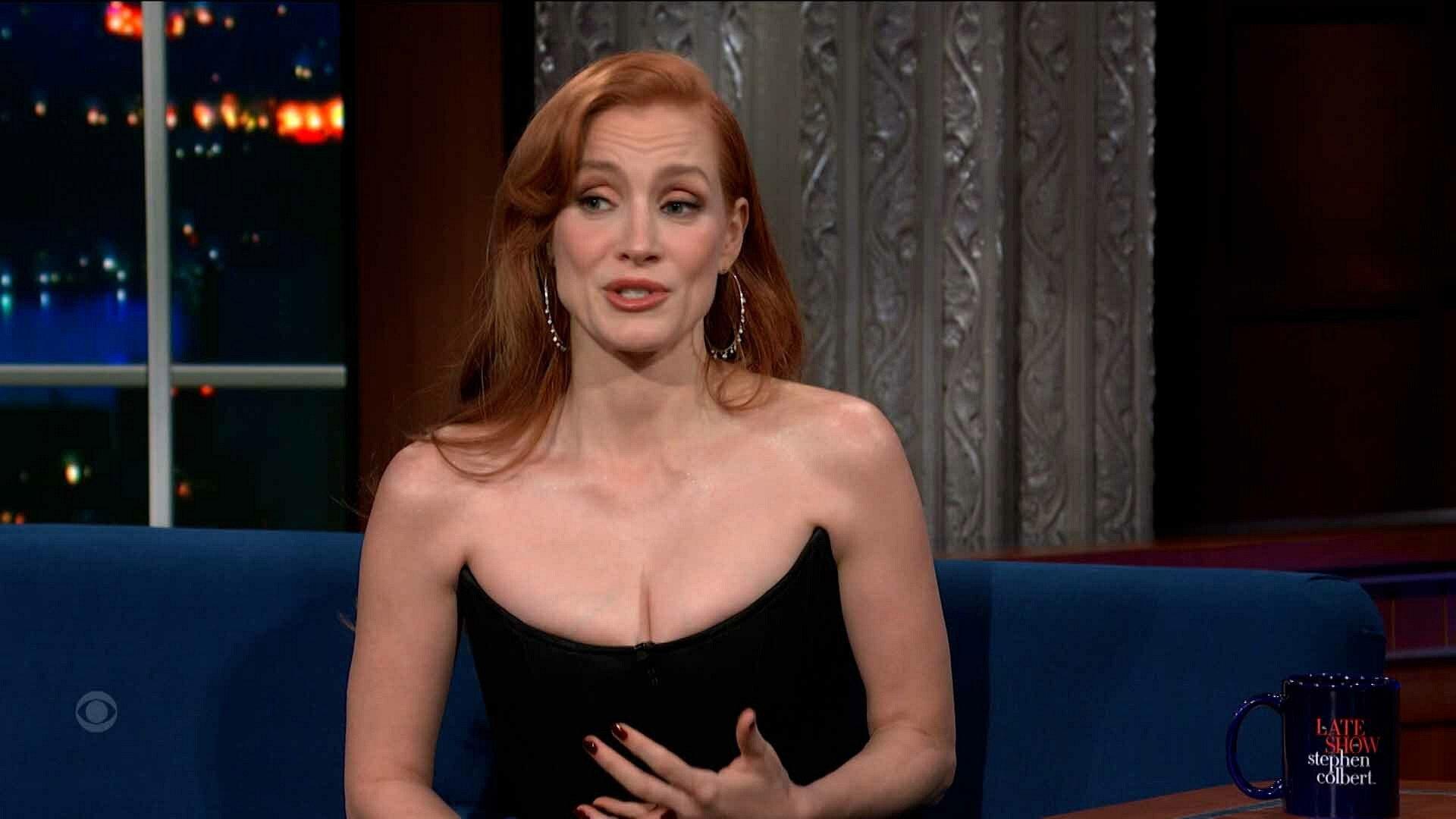 Still from Jessica Chastain, Stephen Sondheim