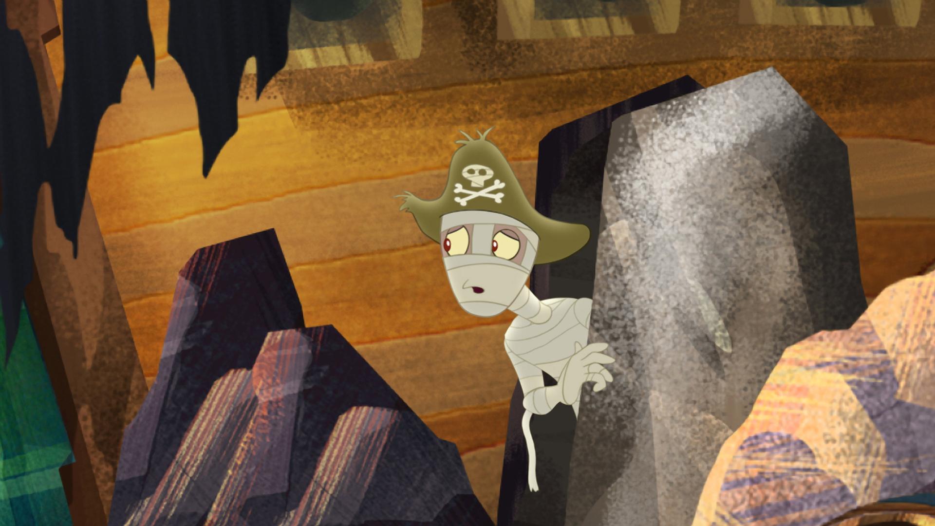 Still from Treasure of the Pirate Mummy's Tomb