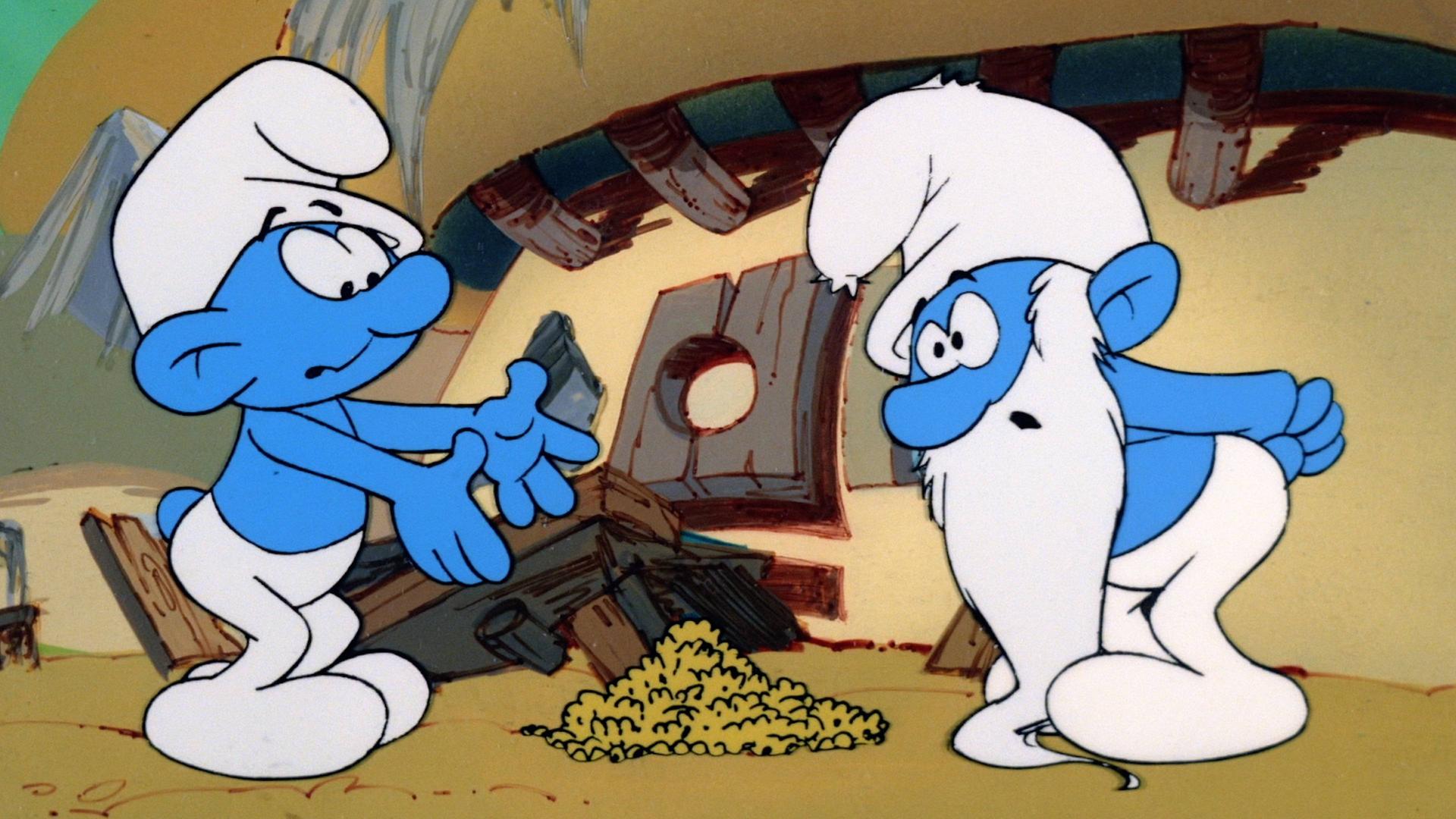 Still from Smurf Van Winkle