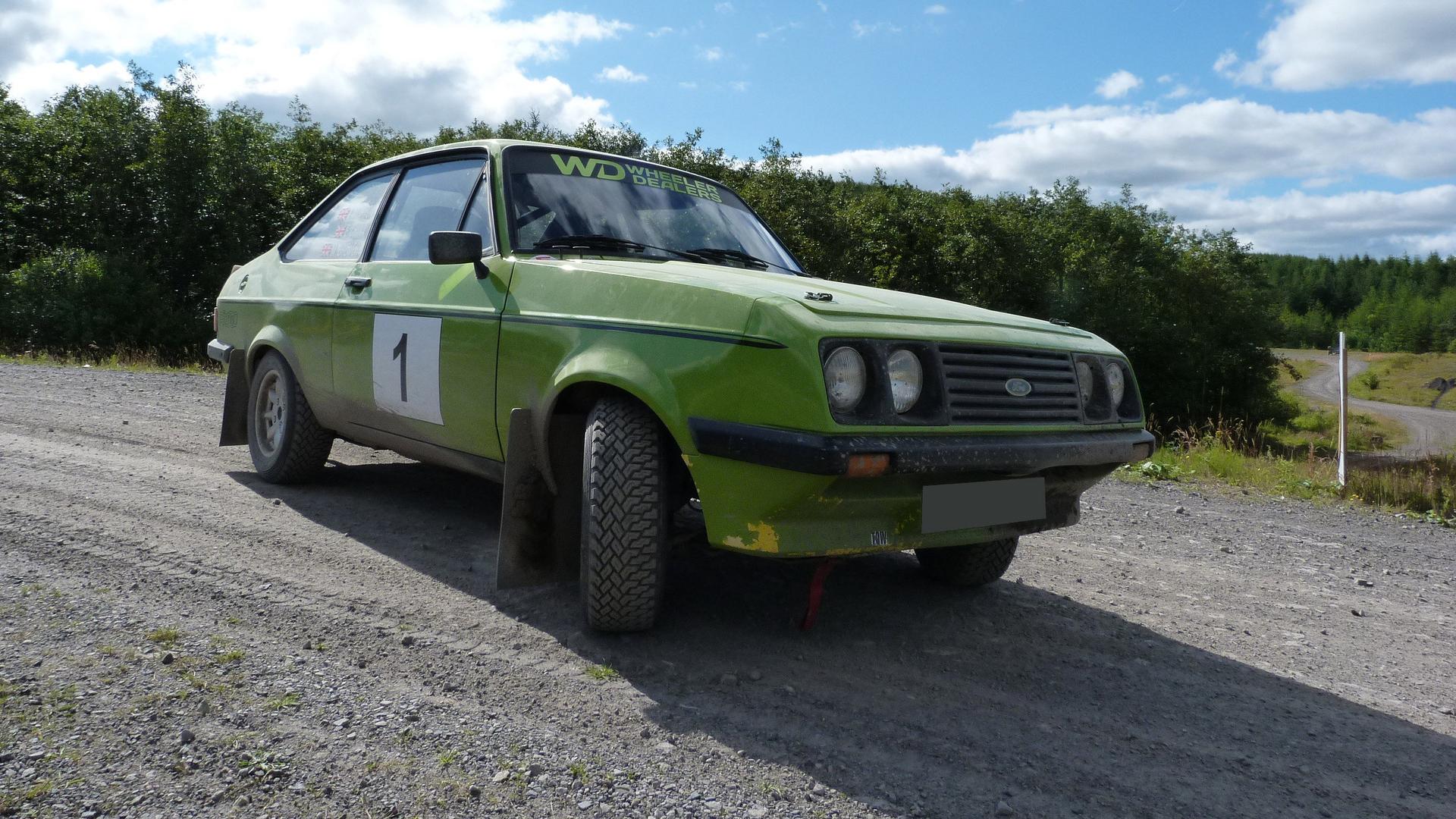 Still from Ford Escort RS2000 Rally Car