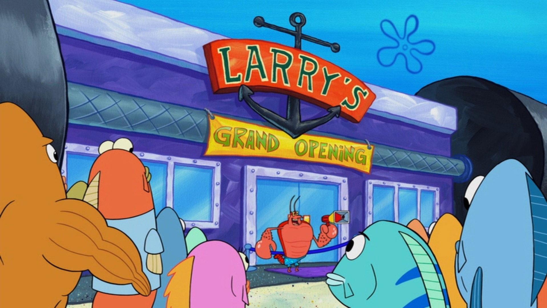 Still from Larry's Gym