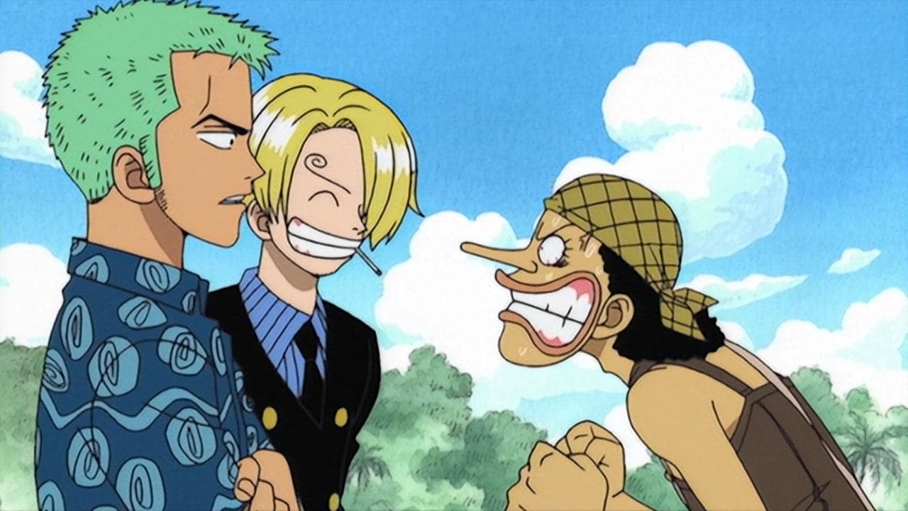 Still from Everyone's Gathered! Usopp Speaks the Truth About Nami!