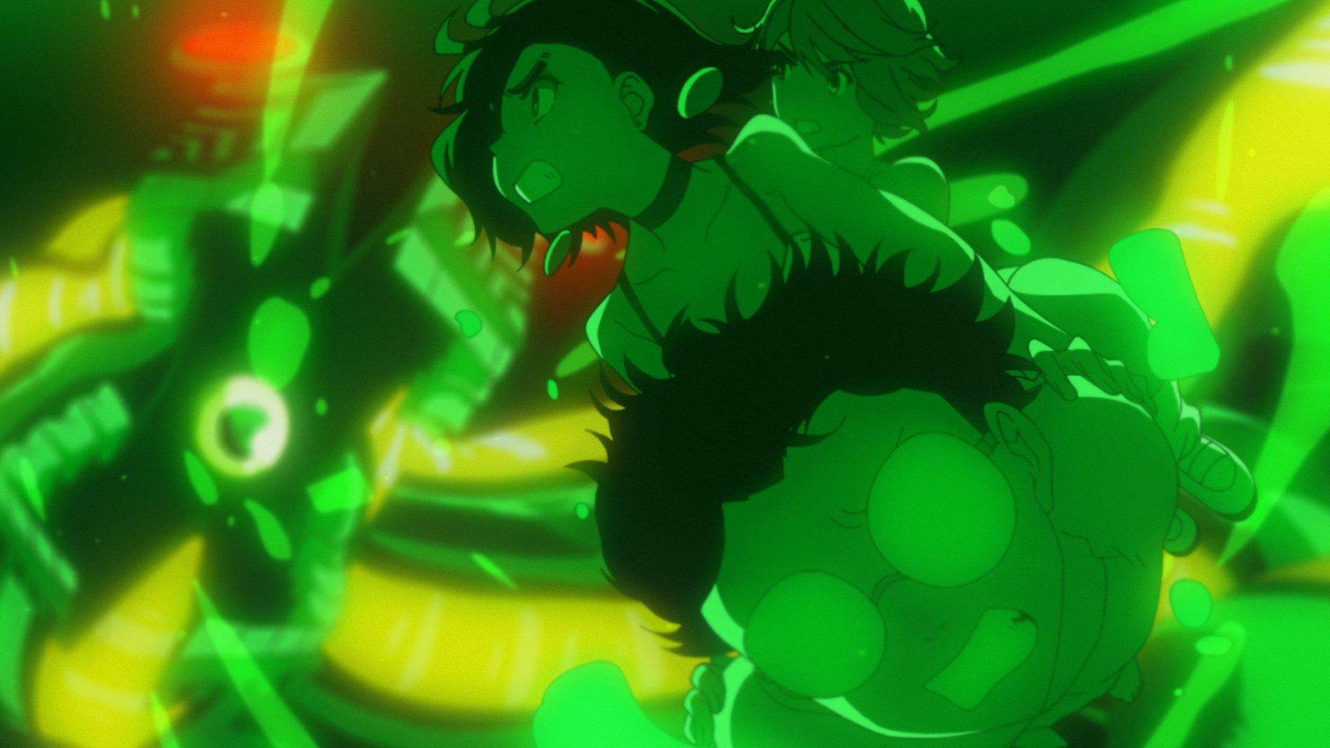 Still from Merge! Serpo Dover Demon Nessie!