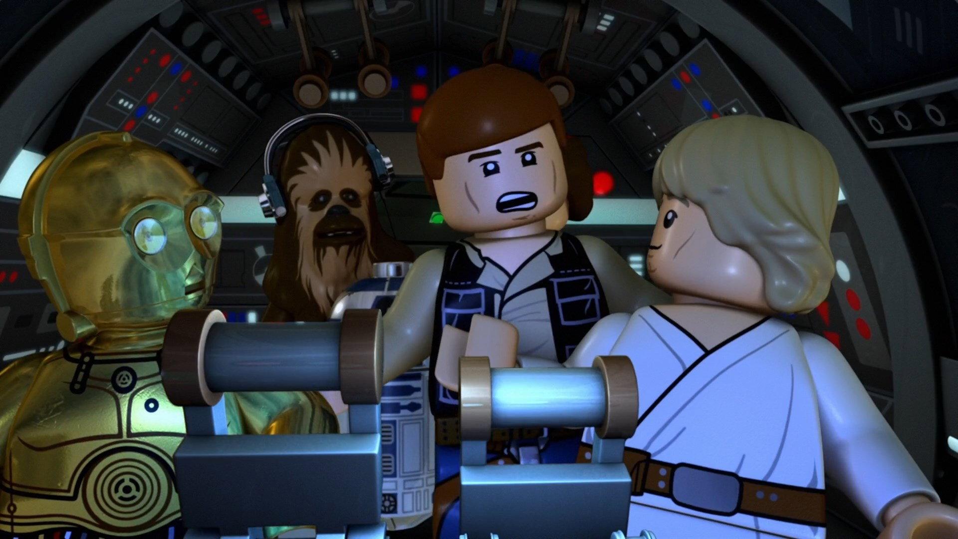Still from Escape from the Jedi Temple