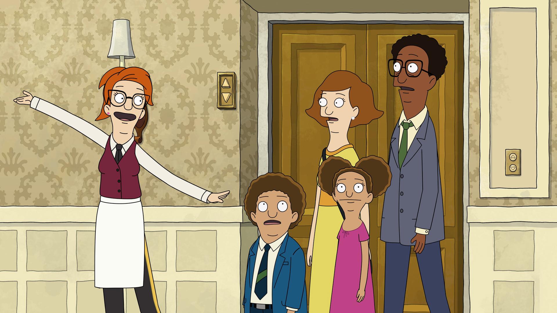 Still from A Matter of Life and Boeuf