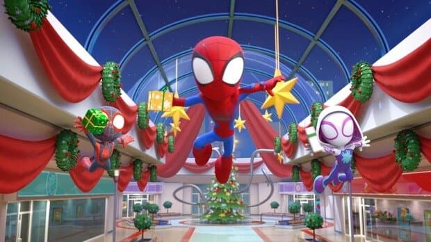 Still from A Very Spidey Christmas