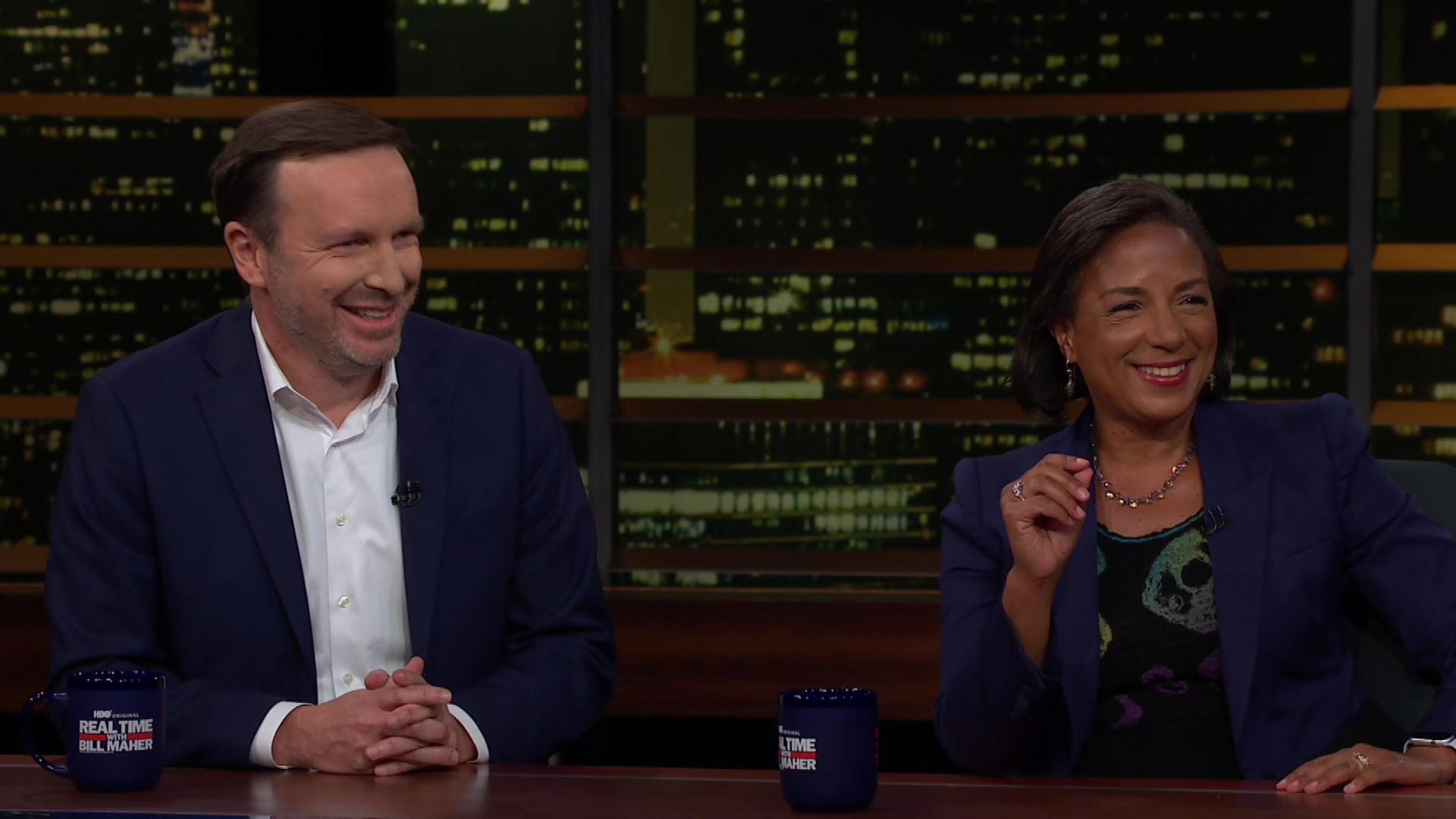 Still from June 5, 2026: Mike Pence, Sen. Chris Murphy, Susan Rice