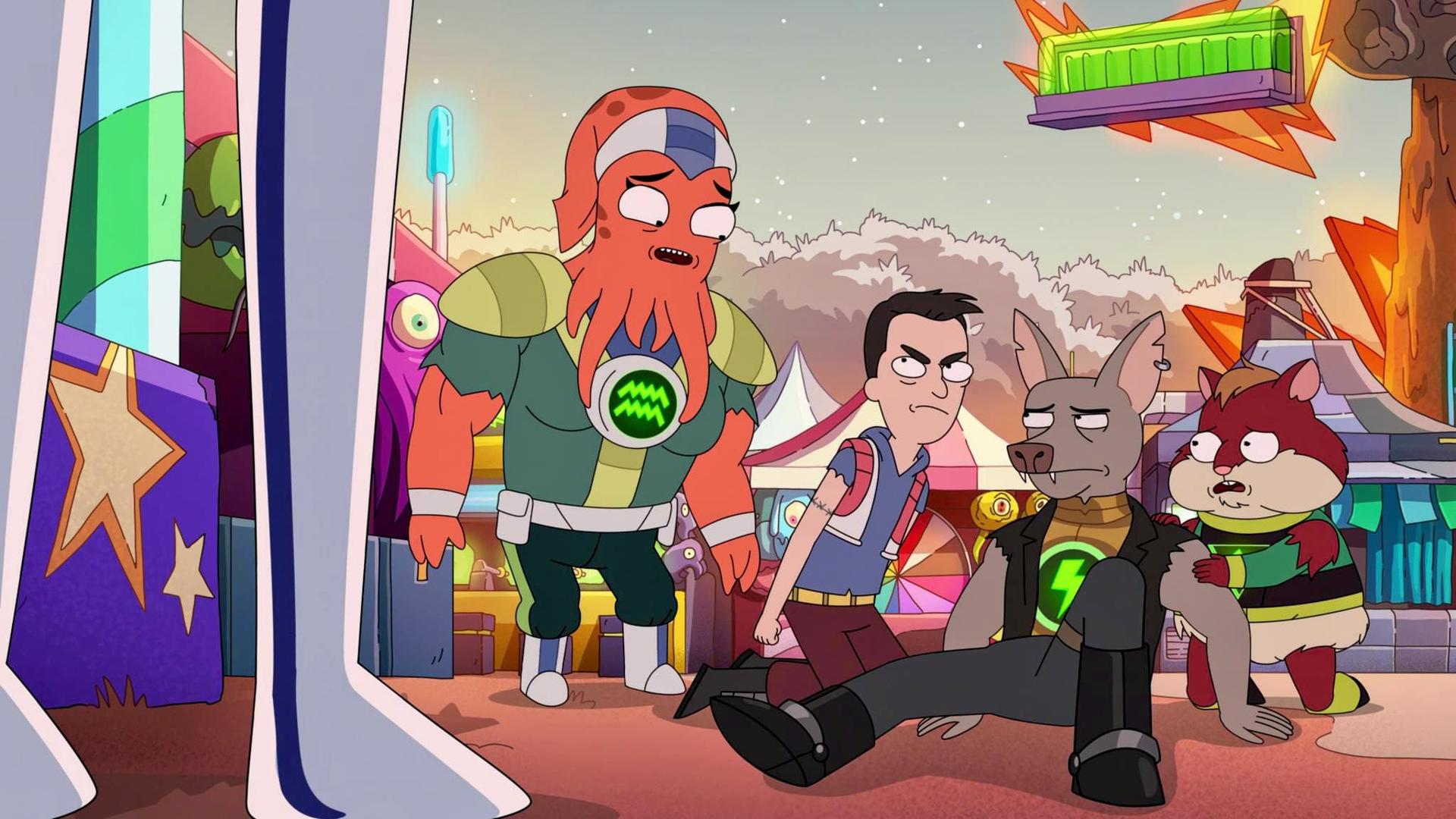 Still from Down and Out on Planet X-Non