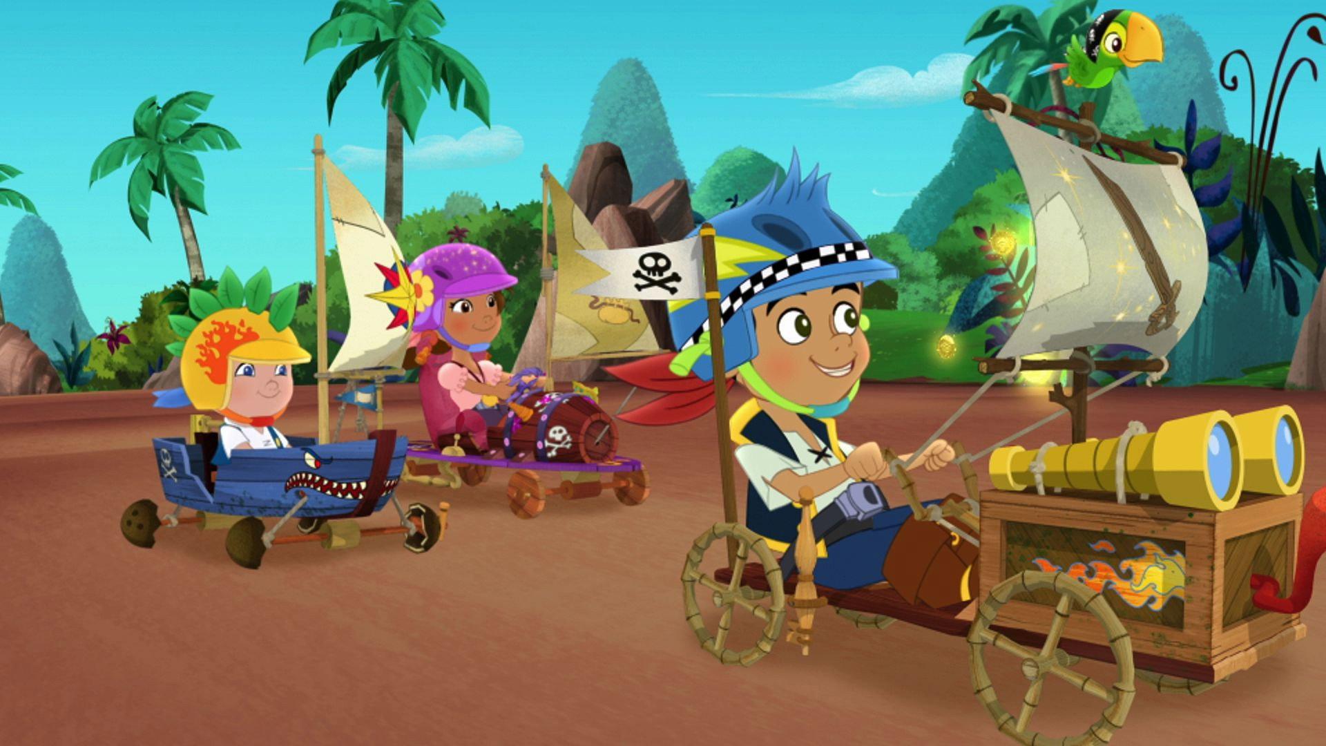 Still from Race-Around Rock! / Captain Hook is Missing!