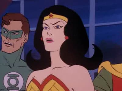 Still from Trial of the Super Friends