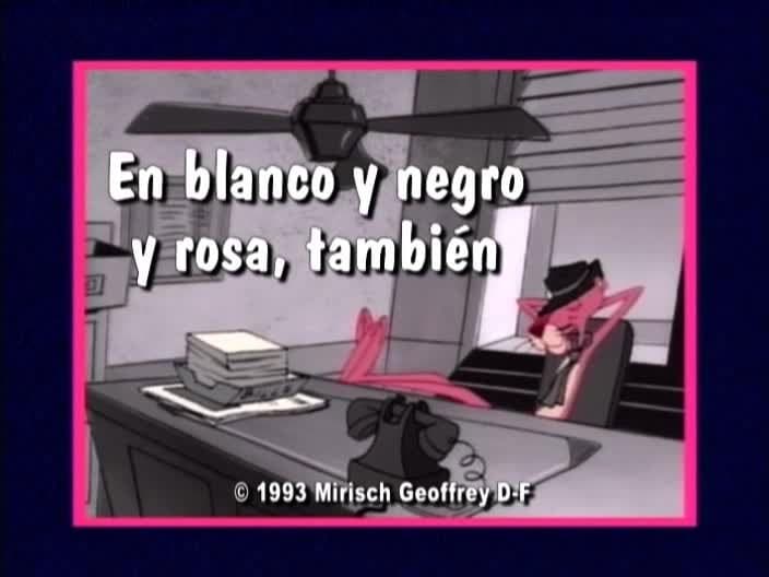 Still from Black & White & Pink All Over