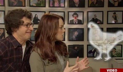 Still from Emma Stone with Kings of Leon