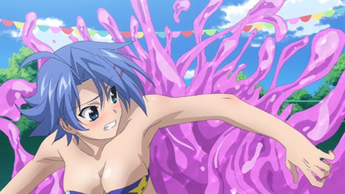 Still from Thump!? A Swimming Tournament with Girls Everywhere! There's Also an Accident or Two!?