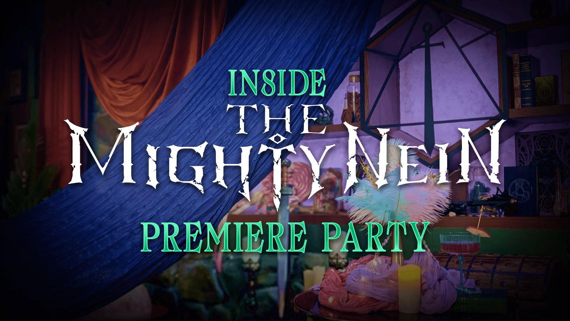 Still from Inside the Mighty Nein: Premiere Cocktail Party