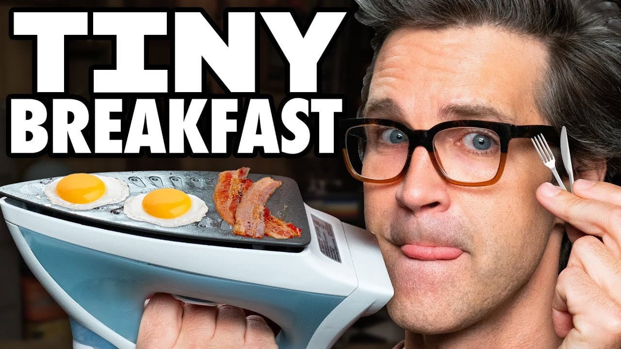 Still from We Cook Breakfast On A Clothing Iron - Good Mythical More