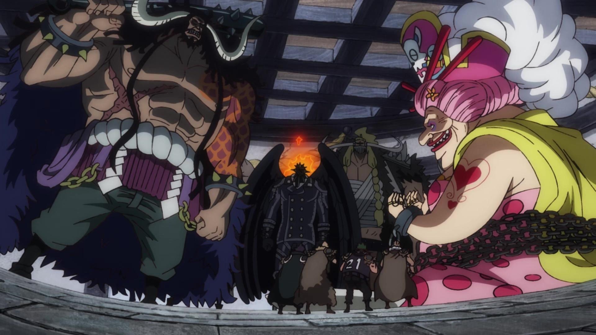 Still from Tension Rises in Onigashima! Two Emperors of the Sea Meet?!