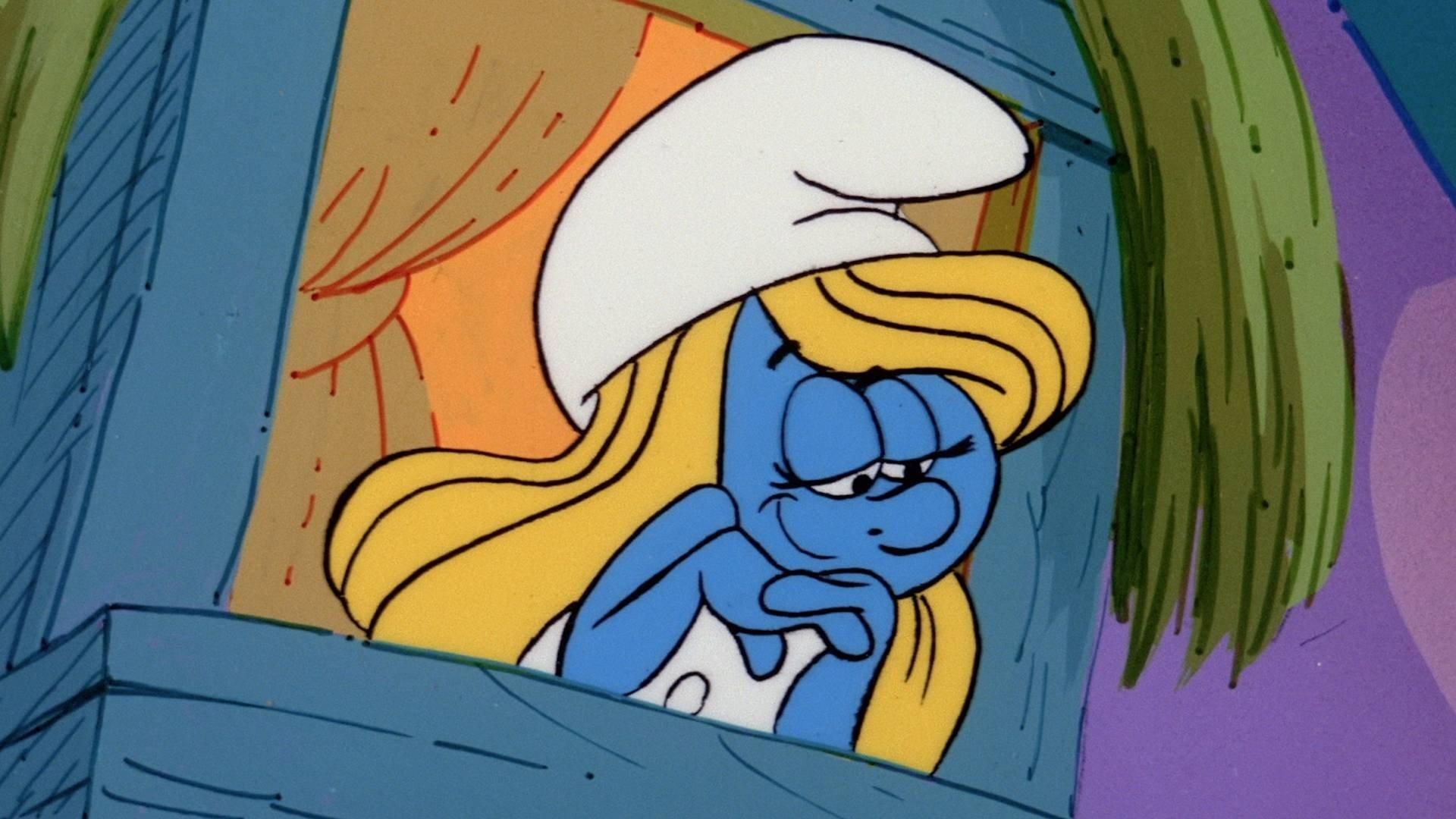 Still from Romeo and Smurfette