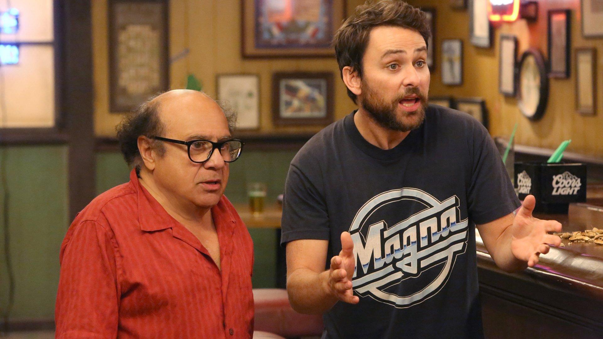 Still from The Gang Tends Bar