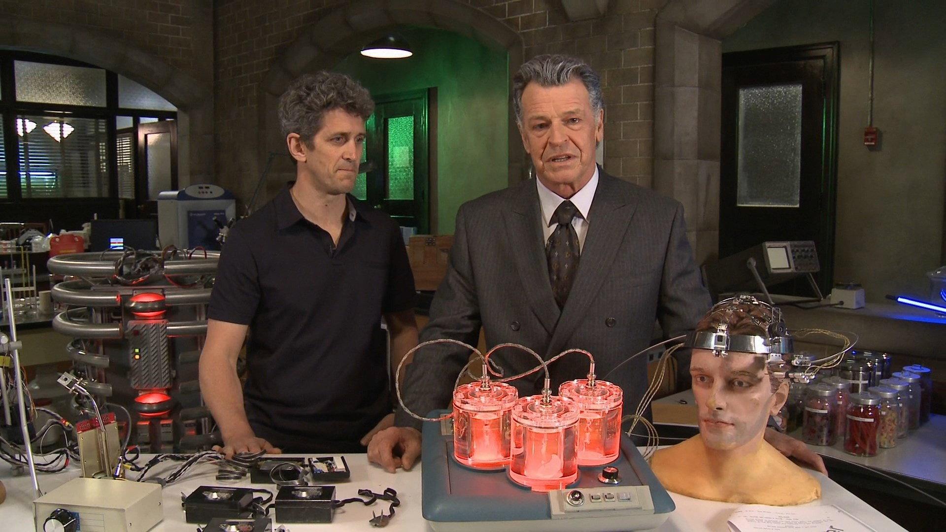 Still from In the Lab with John Noble and Prop Master Rob Smith