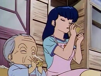 Still from Even Yagami is confused! Grandma Yukari returns with golden teeth!!