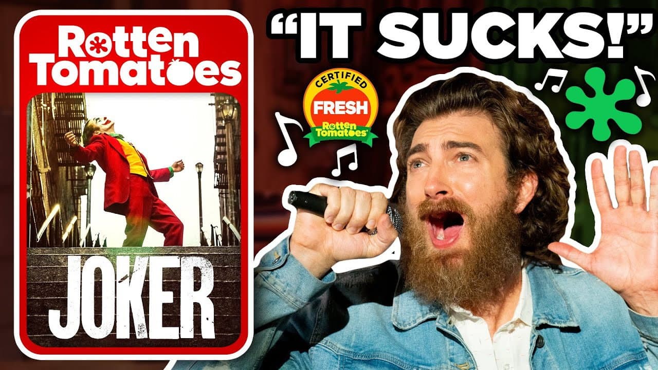 Still from Bad Movie Review Singing Challenge