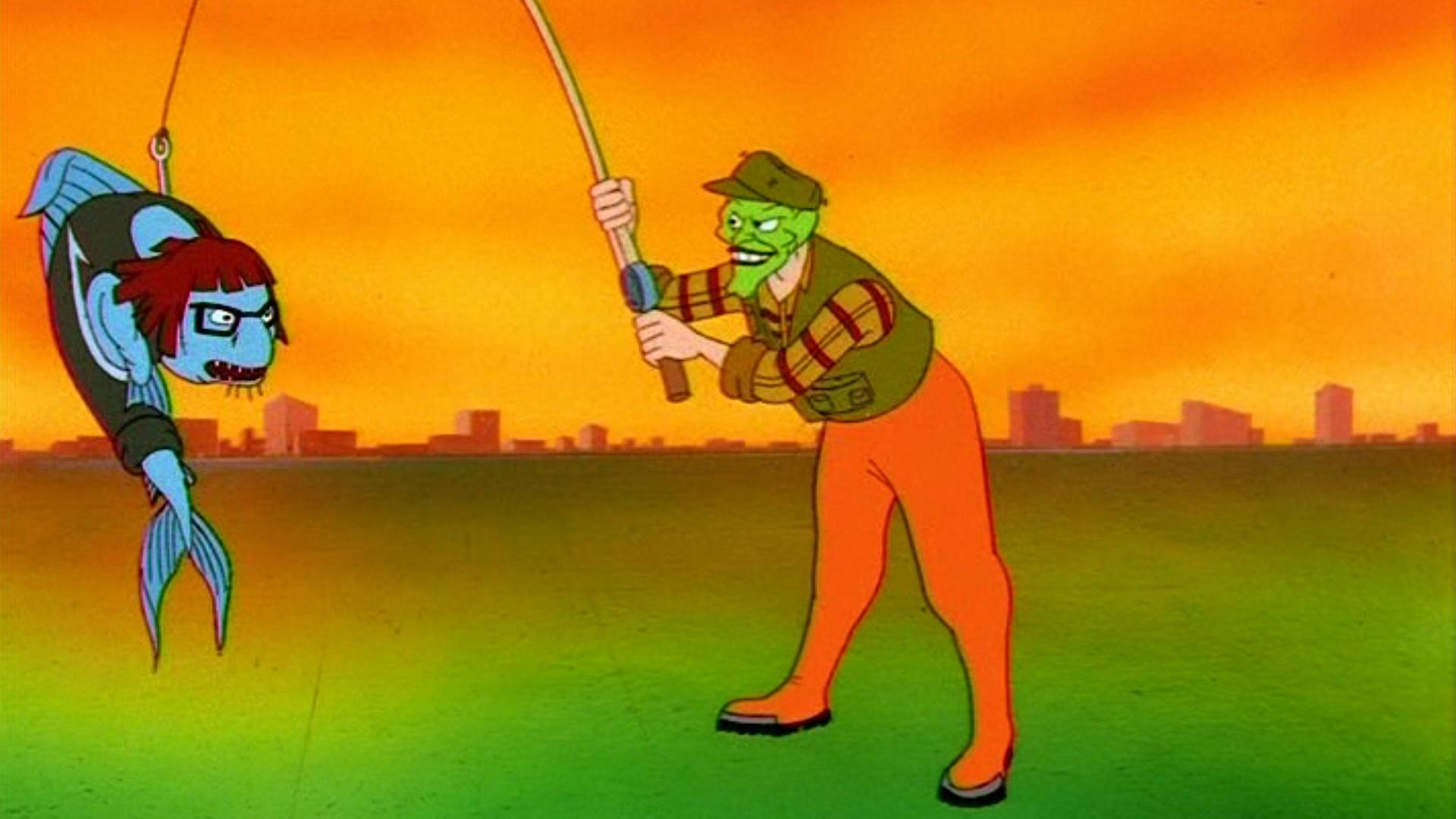 Still from The Good, the Bad and the Fish Guy