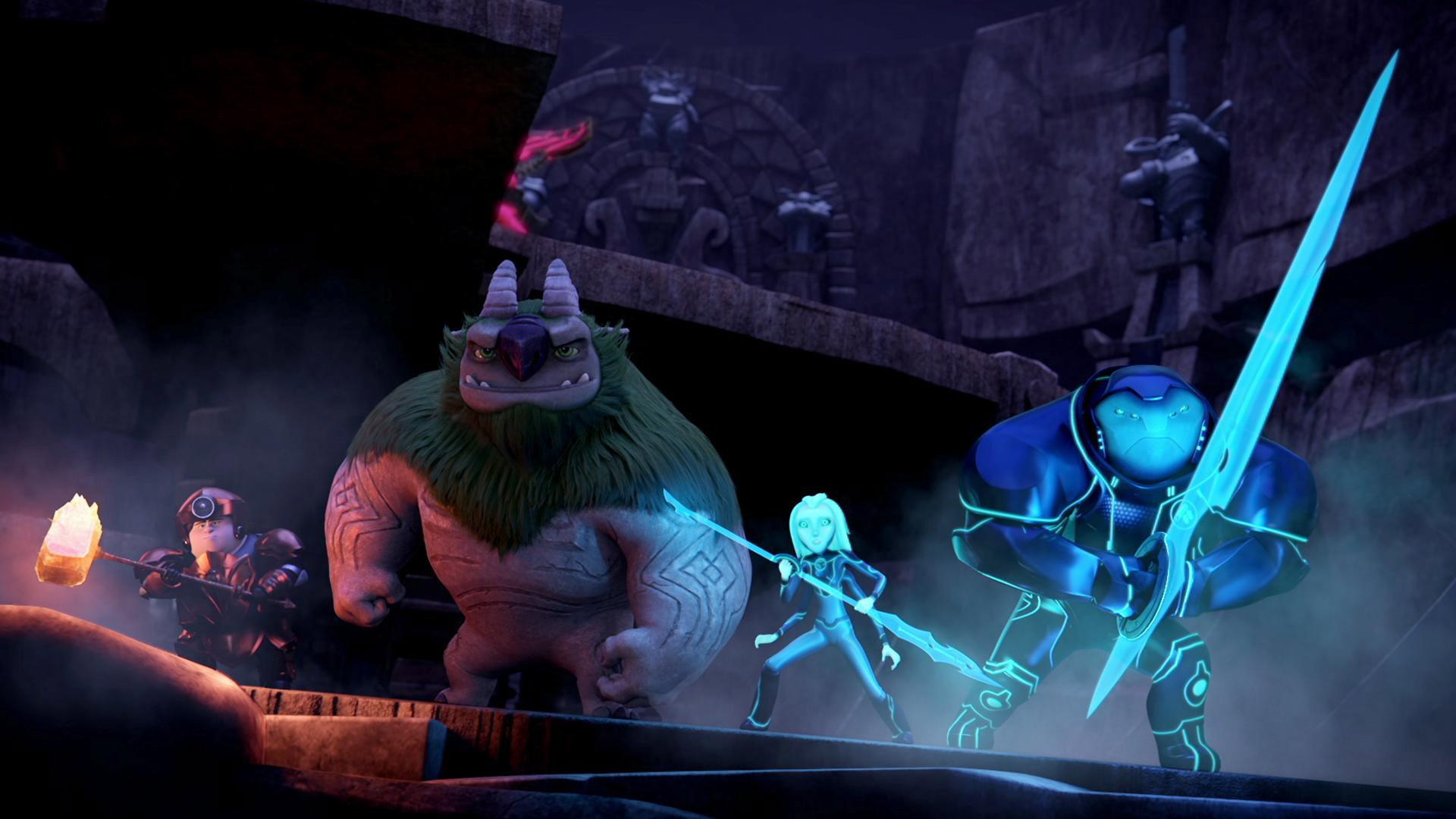 Still from Race to Trollmarket