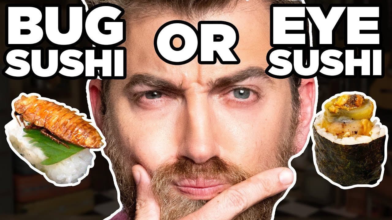 Still from Guess The REAL Gross Food (GAME) | 2 FOODS AND A LIE