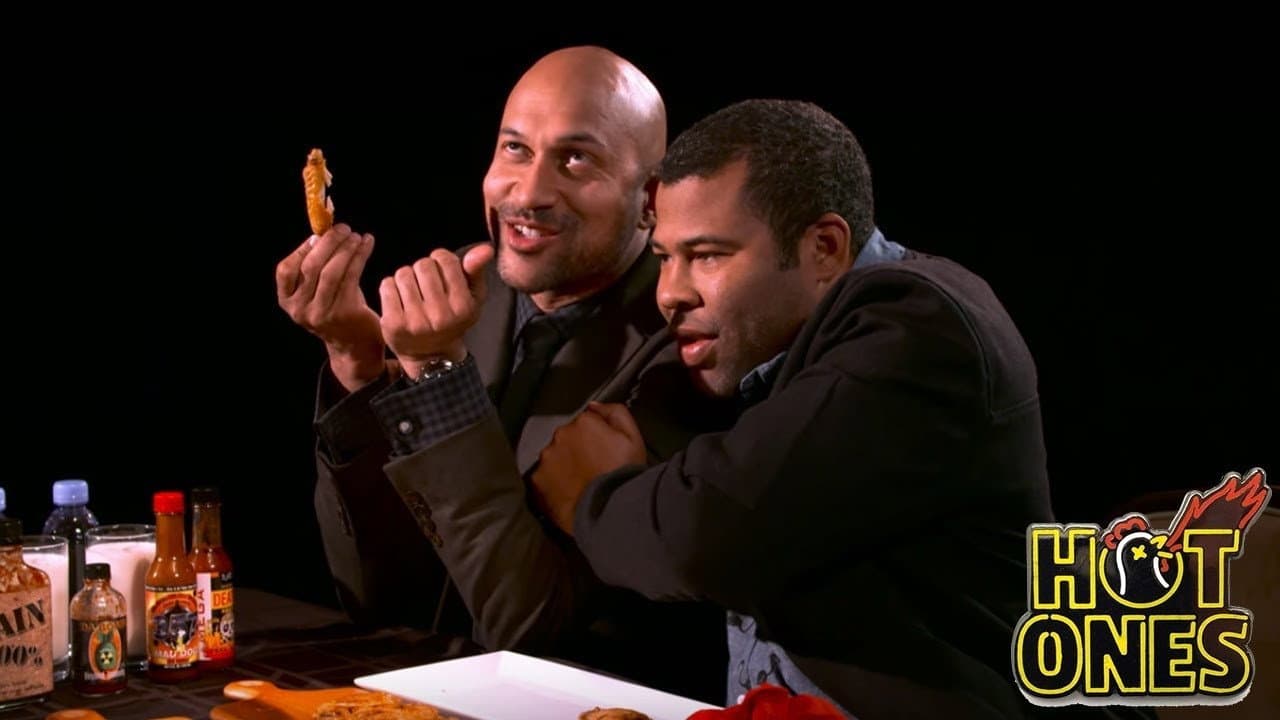 Still from Key & Peele Lose Their Minds Eating Spicy Wings