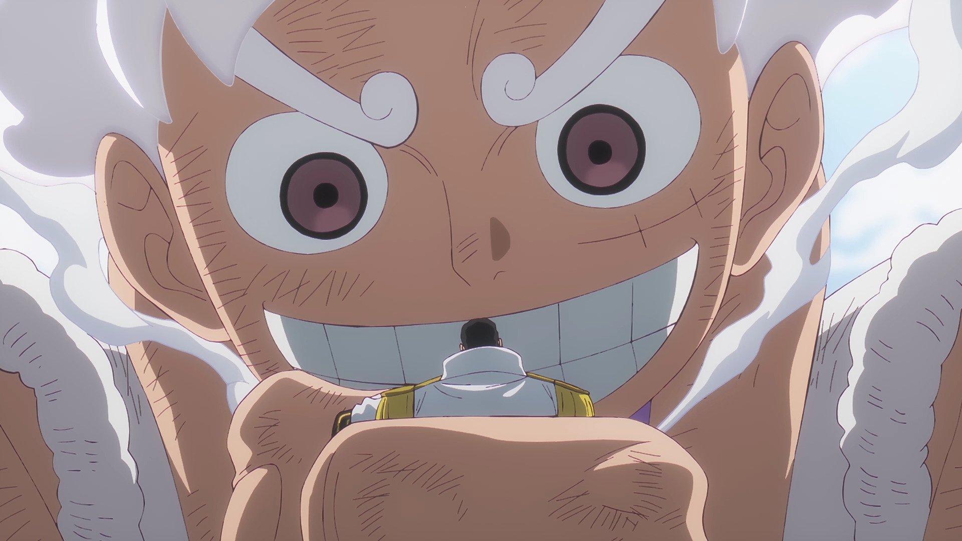 Still from Luffy vs. Kizaru!  A Fierce Kaleidoscopic Battle