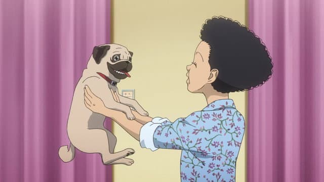 Still from Pug and Hug on a Moonlit Night