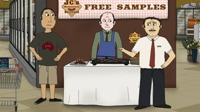 Still from The Sausage Salesman