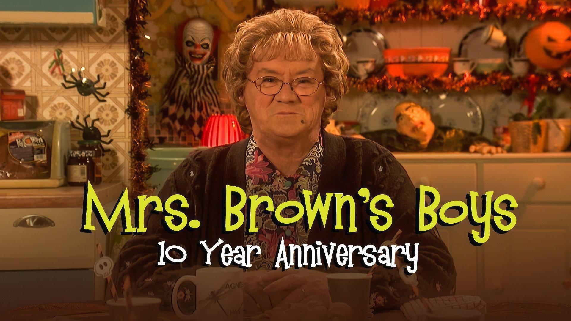 Still from Mrs Brown's Boys Live 10 Year Anniversary Special: Mammy's Boo Who?