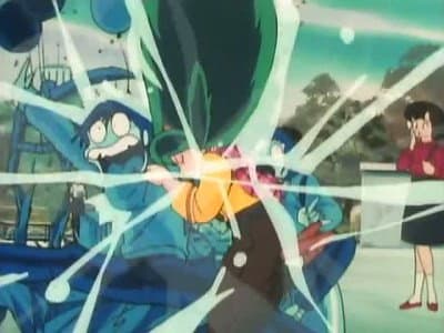 Still from Lum's Courageous Duel! Victory is a Nitpicky Hand