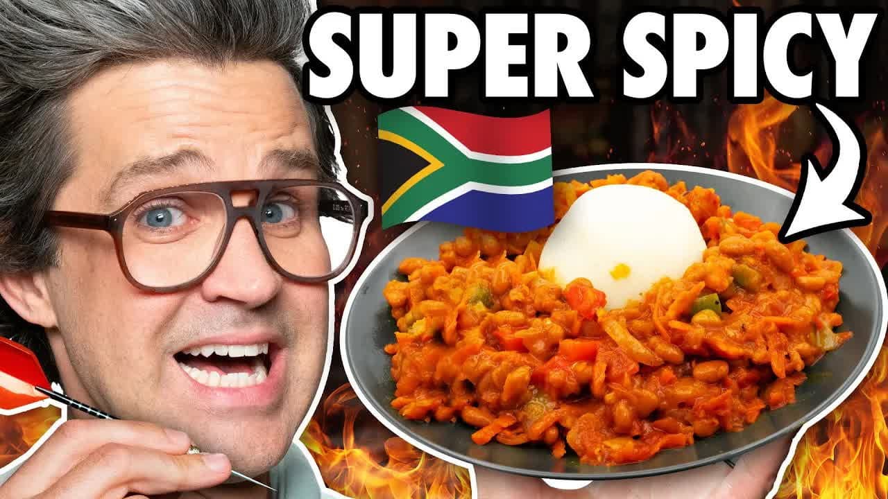 Still from International Spicy Food Taste Test