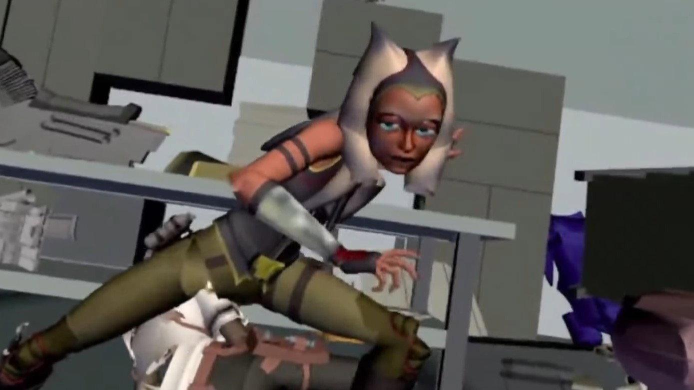 Still from Story Reel: Ahsoka & Nyx in the Underworld