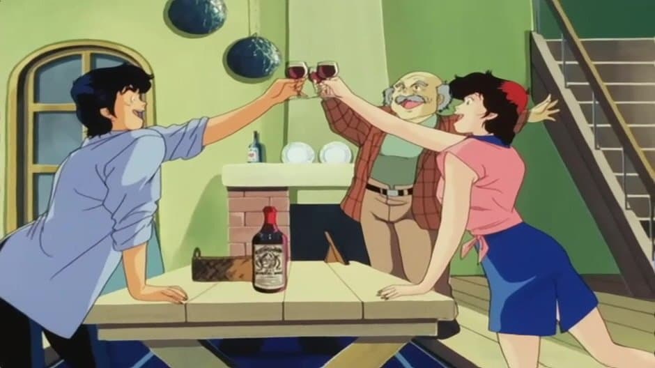 Still from Kaori is too active!! Remembrance of wine's toast
