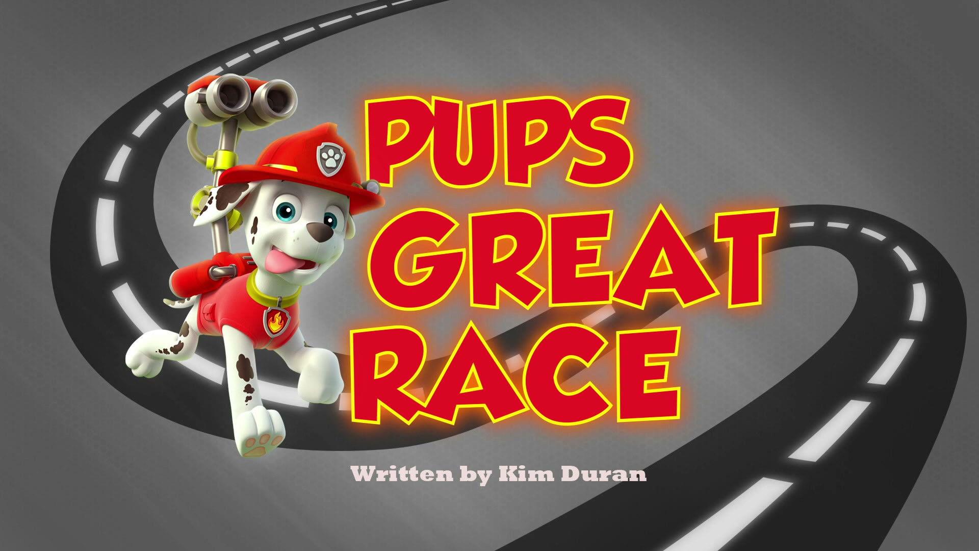 Still from Pups Great Race