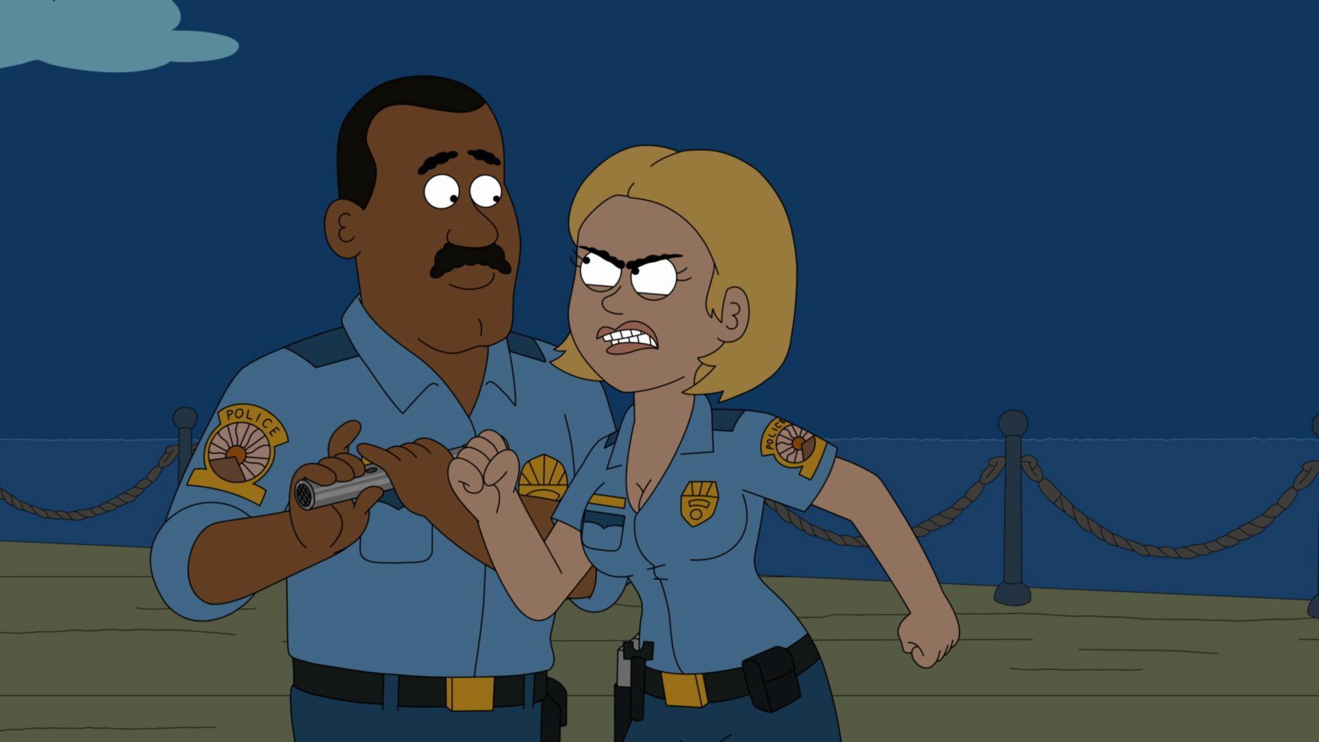 Still from Black & Blue