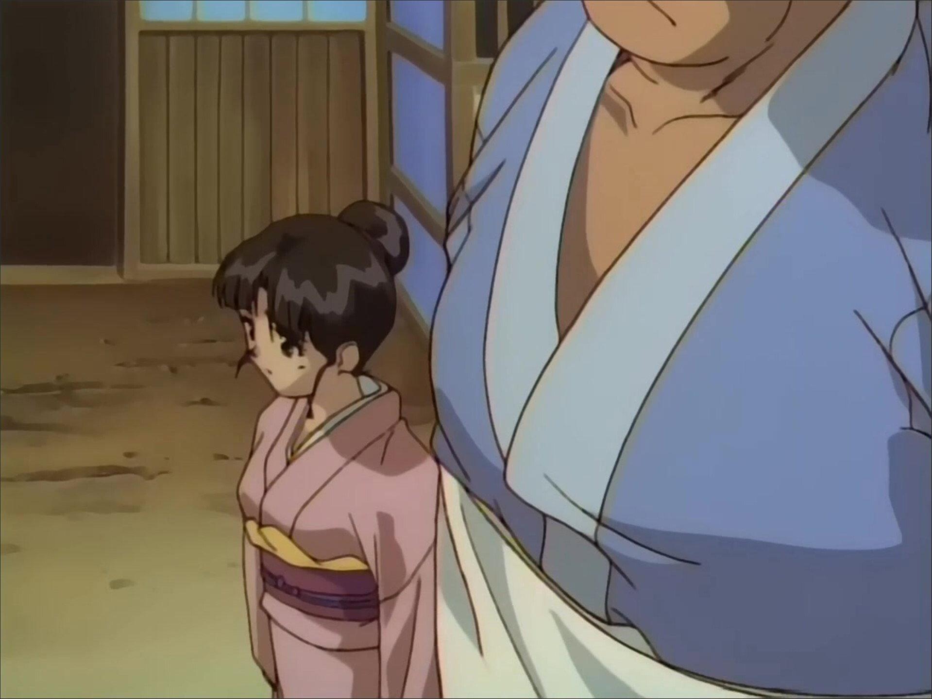Still from The Formation of an Alliance: The Day When Aoshi Joins with Shishio