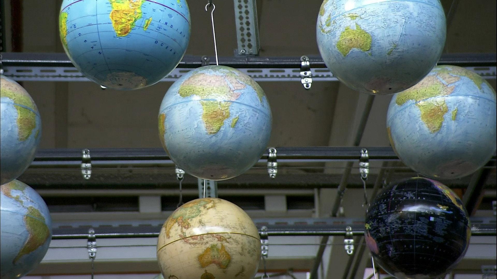 Still from Solid Tires, Cheesecake, Canoe Paddles, Globes