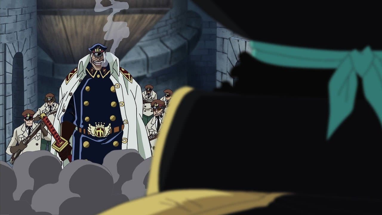 Still from The Dangerous Encounter! Blackbeard and Shiryu of the Rain!