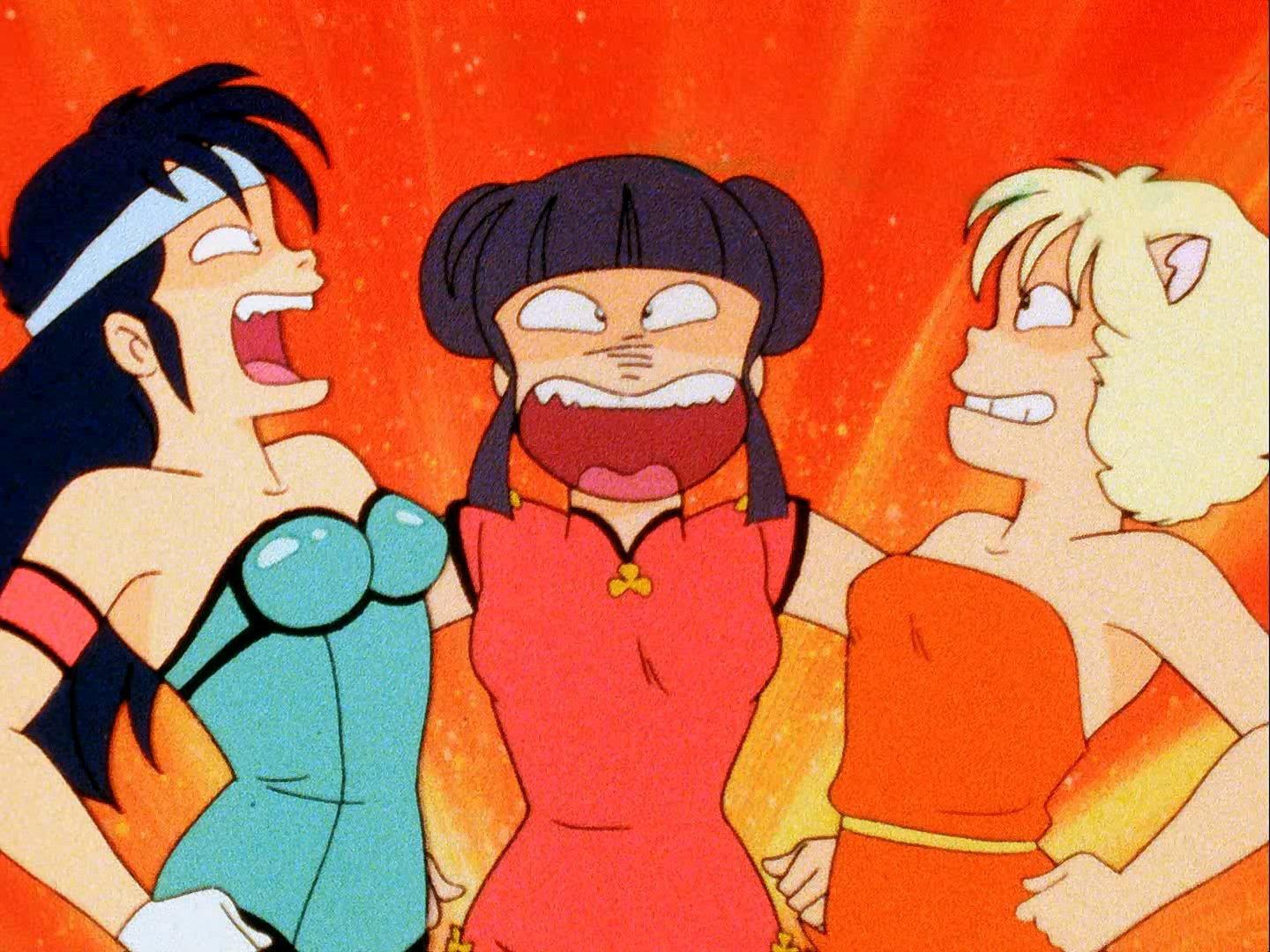Still from Duel! Benten VS the Three Daughters
