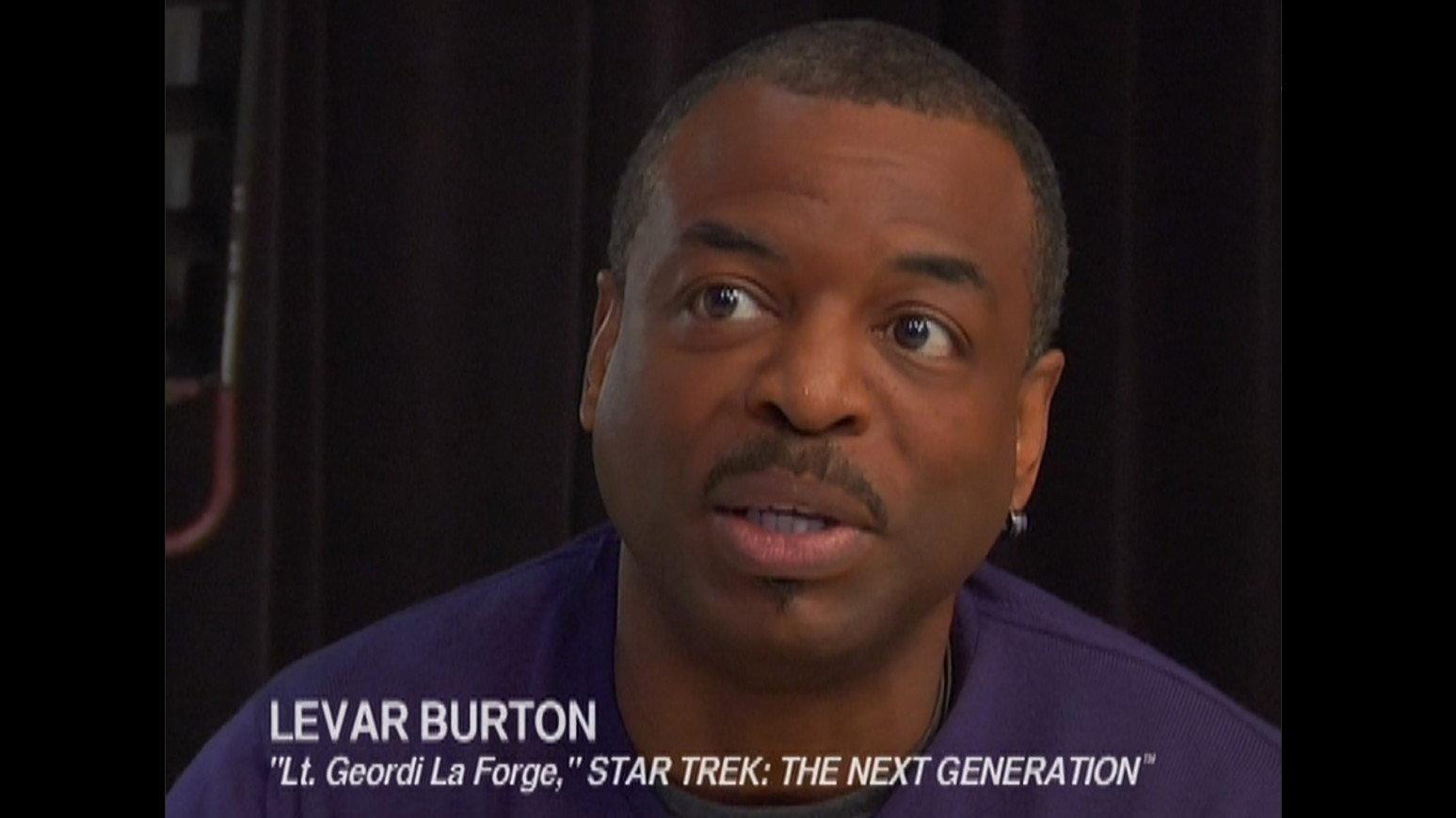 Still from “Reading Rainbow” segment with LeVar Burton